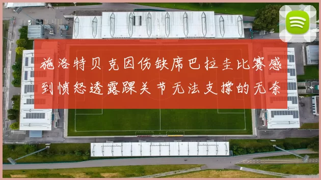 施洛特贝克因伤缺席巴拉圭比赛感到愤怒透露踝关节无法支撑的无奈